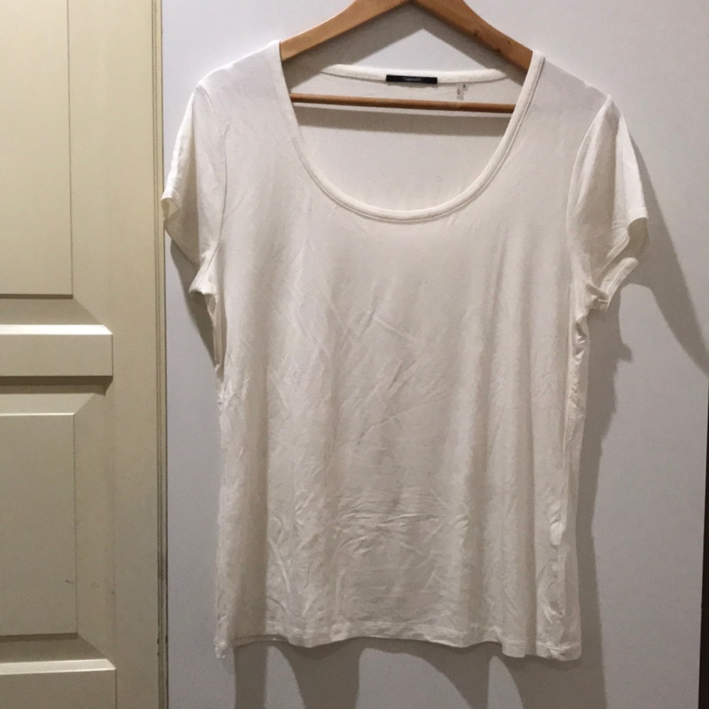 Tahari Cap Sleeve Tee